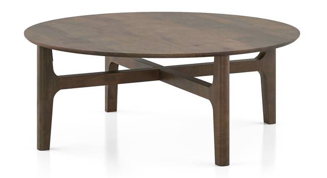 Cayman Wooden Top Coffee Table in Danish Walnut Finish (Danish Walnut Finish) by Urban Ladder - - 