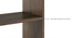 Paxton Solid Wood Bookshelf with 25 books capacity (Danish Walnut Finish) by Urban Ladder - - 
