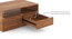 Zephyr Storage Coffee table (Amber Walnut Finish) by Urban Ladder - - 