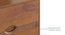 Zephyr Dresser with Mirror -Finish- Amber Walnut metal channel (Amber Walnut Finish) by Urban Ladder - - 