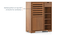 Madden Shoe Cabinet - Finish- American Walnut (Amber Walnut Finish) by Urban Ladder - - 