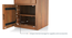 Bradbury Desk Size large in Amber walnut with Metal Channel (Amber Walnut Finish) by Urban Ladder - - 
