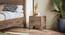 Toledo Solid Wood Bedside Table In Danish Walnut Finish (Danish Walnut Finish) by Urban Ladder - - 1002263