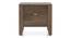 Toledo Solid Wood Bedside Table In Danish Walnut Finish (Danish Walnut Finish) by Urban Ladder - - 1002264
