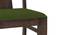 Brighton XL 6 Seater Dining Table with Fabio Dining Chairs Set (Matty Olive, Danish Walnut Finish, 6 No of Chairs, 6 Table Seating Capacity) by Urban Ladder - - 1002364