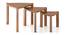 Clapton nested table- Set of 3- Finish- Amber Walnut (Amber Walnut Finish) by Urban Ladder - - 