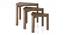 Clapton nested table- Set of 3- Finish- Amber Walnut (Danish Walnut Finish) by Urban Ladder - - 