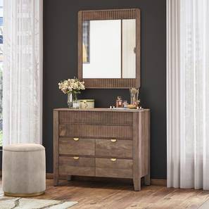 Chest Of Drawers Design Toledo Solid Wood Chest of 6 Drawers in Danish Walnut Finish