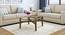 Cayman Glasstop Coffee Table Finish Danish Walnut (Teak Finish) by Urban Ladder - - 