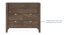 Toledo Solid Wood Chest of 6 Drawers In Danish Walnut Finish (Danish Walnut Finish) by Urban Ladder - - 