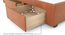 Holmebrook Upholstered Storage Bed (Queen Bed Size, Tan Leatherette) by Urban Ladder - - 