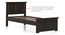 Alexandra Bed Without Storage (Single Bed Size, American Walnut Finish) by Urban Ladder - Zoomed Image - 