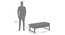 Linnea Rectangular Solid Wood Coffee Table In Danish Walnut Finish (Danish Walnut Finish) by Urban Ladder - Dimension - 