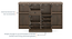 Caledonia BarUnit, Finish - Honey (Danish Walnut Finish) by Urban Ladder - Storage Image - 