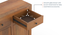 Striado Sideboard, Finish - American Walnut -Metal Channel (Amber Walnut Finish) by Urban Ladder - Storage Image - 
