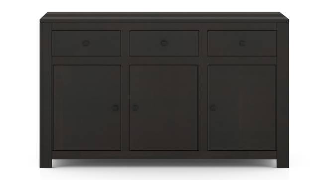 Striado Sideboard, Finish - American Walnut -Metal Channel (American Walnut Finish) by Urban Ladder - Top Image - 