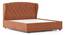 Holmebrook Upholstered Storage Bed (King Bed Size, Tan Leatherette) by Urban Ladder - Zoomed Image - 