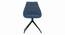 Rosen 6 Seater Ceramic Dining Table With Doris Dining Chairs Set (Blue, Black Finish, Fabric Material, 6 Table Seating Capacity) by Urban Ladder - Rear View Design 1 - 1002728