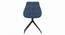 Rosen 6 Seater Ceramic Dining Table With Doris Dining Chairs Set (Blue, Black Finish, Fabric Material, 6 Table Seating Capacity) by Urban Ladder - Design 1 Close View - 1002729