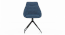 Rosen 6 Seater Ceramic Dining Table With Doris Dining Chairs Set (Blue, Black Finish, Fabric Material, 6 Table Seating Capacity) by Urban Ladder - Design 1 Details - 1002730