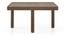 Tetra Square Solid Wood Coffee Table With Seats in Danish Walnut Finish Fabric Olive (Danish Walnut Finish) by Urban Ladder - - 1002791