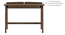 Larsson Study Table Finish - Danish Walnut -Metal Channel (Danish Walnut Finish) by Urban Ladder - - 