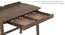Larsson Study Table Finish - Danish Walnut -Metal Channel (Danish Walnut Finish) by Urban Ladder - - 