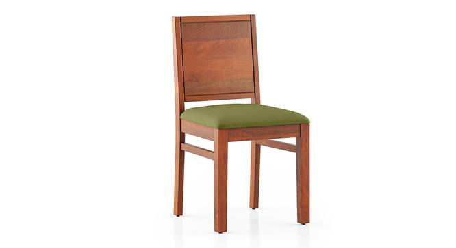 Atlas Dining Chairs Set of 2 (Avocado Green, HONEY Finish) by Urban Ladder - - 