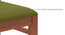 Atlas Dining Chairs Set of 2 (Avocado Green, HONEY Finish) by Urban Ladder - - 
