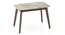 Lunar Grey Mirage Stone Dining Table In Mahogany Finish (Mahogany Finish, Four Seater) by Urban Ladder - - 