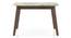 Lunar Grey Mirage Stone Dining Table In Mahogany Finish (Mahogany Finish, Four Seater) by Urban Ladder - - 