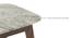 Lunar Grey Mirage Stone Dining Table In Mahogany Finish (Mahogany Finish, Four Seater) by Urban Ladder - - 
