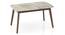 Lunar Grey Mirage Stone Dining Table In Mahogany Finish (Mahogany Finish, Six Seater) by Urban Ladder - - 