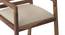 Hawley Study Chair (Teak Finish, Macadamia Brown) by Urban Ladder - Top Image - 