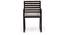 Hawley Study Chair (Mahogany Finish, Macadamia Brown) by Urban Ladder - Side View - 