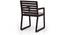 Hawley Study Chair (Mahogany Finish, Macadamia Brown) by Urban Ladder - Zoomed Image - 