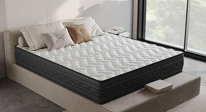Dreamsway Pocket Spring Mattress 8 inch   Double  Size Mattress (King Mattress Type, 8 in Mattress Thickness (in Inches), 78 x 72 in Mattress Size, Multicolor) by Urban Ladder - Side View - 1002927