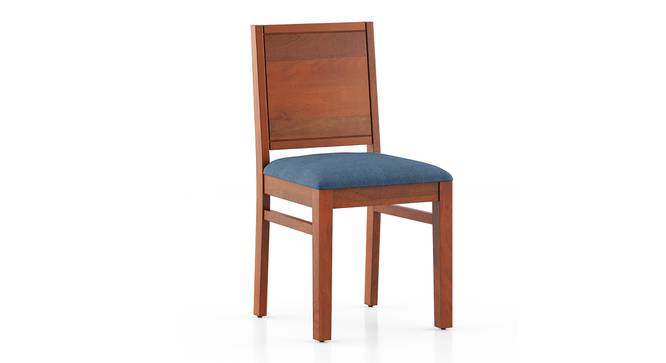 Atlas Dining Chairs Set of 2 (HONEY Finish, Baltic Blue) by Urban Ladder - - 