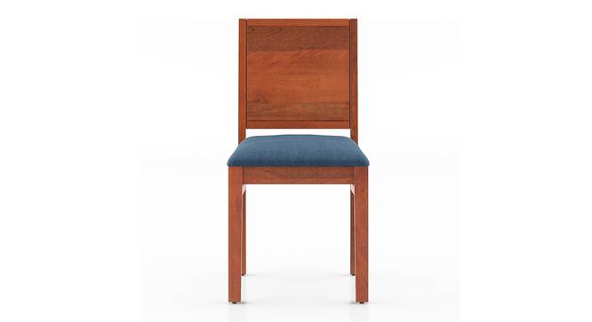 Atlas Dining Chairs Set of 2 (HONEY Finish, Baltic Blue) by Urban Ladder - - 