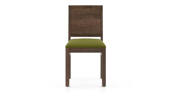 Atlas Dining Chairs Set of 2 (Avocado Green, Danish Walnut Finish) by Urban Ladder - - 
