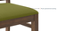 Atlas Dining Chairs Set of 2 (Avocado Green, Danish Walnut Finish) by Urban Ladder - - 