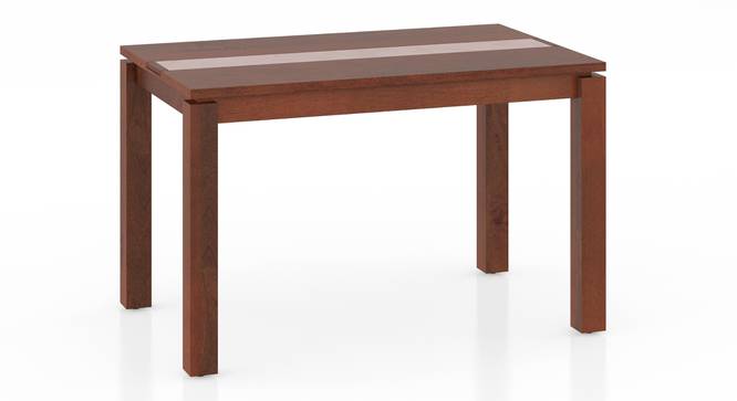Atlas Crest Solid Wood 4 Seater Dining Table In Honey Finish (Four Seater, HONEY Finish) by Urban Ladder - Close View - 