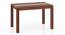 Atlas Crest Solid Wood 4 Seater Dining Table In Honey Finish (Four Seater, HONEY Finish) by Urban Ladder - Close View - 