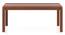 Atlas Crest Solid Wood 6 Seater Dining Table In Honey Finish (HONEY Finish, Six Seater) by Urban Ladder - - 1003254