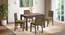 Atlas Crest Storage Solid Wood 4 Seater Dining Table In Honey Finish (Four Seater, Danish Walnut Finish) by Urban Ladder - - 