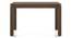 Atlas Solid Wood 4 Seater Dining Table With Reed Dining Chairs Set (Macadamia Brown Hopsack Weave, Danish Walnut Finish, 4 No of Chairs, 6 Table Seating Capacity) by Urban Ladder - Close View - 