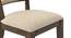 Atlas Solid Wood 4 Seater Dining Table With Reed Dining Chairs Set (Macadamia Brown Hopsack Weave, Danish Walnut Finish, 4 No of Chairs, 6 Table Seating Capacity) by Urban Ladder - Zoomed Image - 