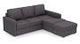 Apollo Sofa Set (Steel, Fabric Sofa Material, Regular Sofa Size, Soft Cushion Type, Sectional Sofa Type, Sectional Master Sofa Component) by Urban Ladder