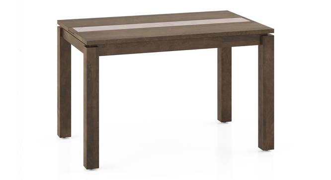 Atlas Crest Storage Solid Wood 4 Seater Dining Table With Atlas Dining Chairs Set (Burnt Orange, Danish Walnut Finish, 4 No of Chairs, 4 Table Seating Capacity) by Urban Ladder - - 