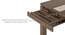 Atlas Crest Storage Solid Wood 4 Seater Dining Table With Atlas Dining Chairs (Burnt Orange, Danish Walnut Finish, 4 No of Chairs, 4 Table Seating Capacity) by Urban Ladder - - 1003422